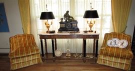 John Widdicomb Neoclassical Console Table