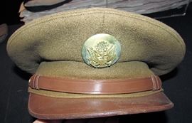 Rare WWII Army Air Corp Crusher Cap