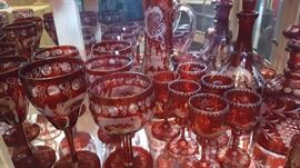 Bohemian Crystal 19th century Egermann