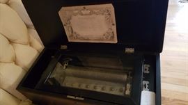 antique music box