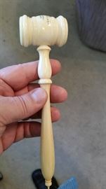 Antique Bone/Ivory Gavel