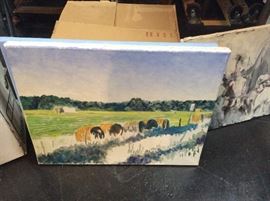 Early Art Work of Christian W. Bradford's