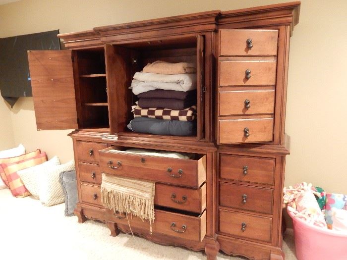 Linen / TV Cabinet that matches the Exquisite Master Bedroom Suite