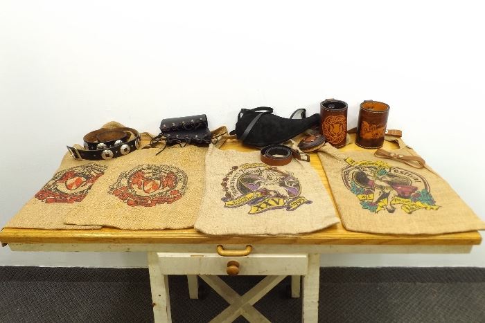 Lot of Leather and Renaissance Festival etc. Items

