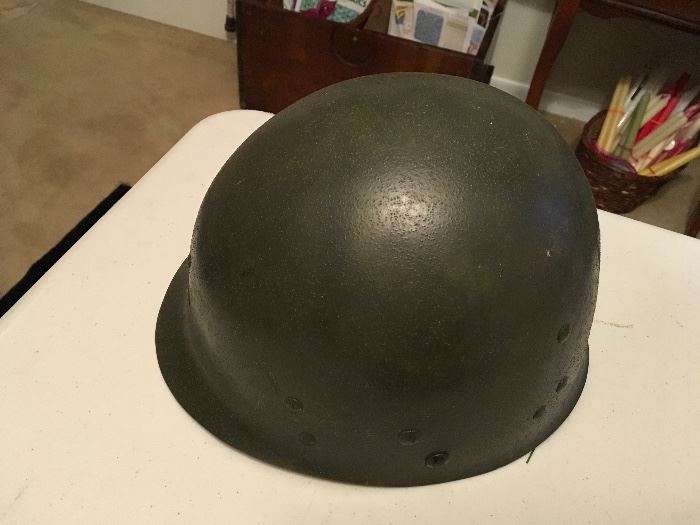 WW II military helmet