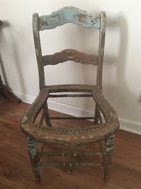 beautiful old carved chair