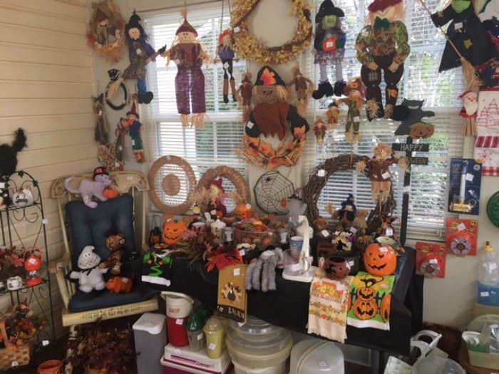 Seasonal merchandise- Halloween, Thanksgiving, fall and more