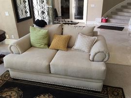 Loveseat and sofa 