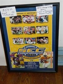 SEC Poster, LSU vs. Tennessee, 2010 For Championship