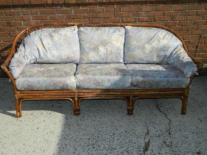 Vintage Rotan Sofa