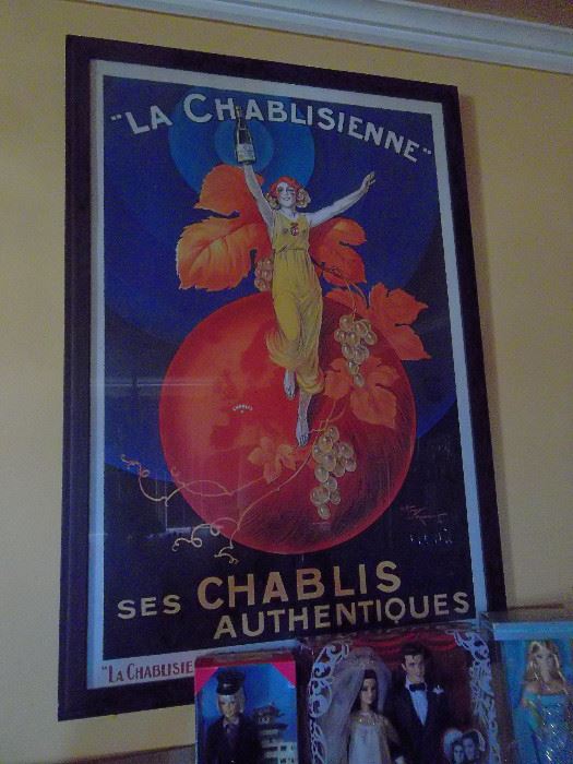 la chablisienne framed poster