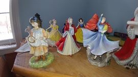 A huge royal Doulton collection