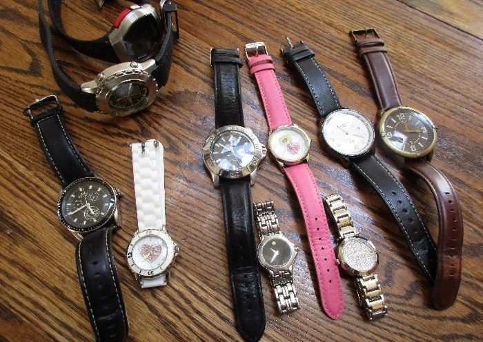 watches, Precision, Mossimo,Timex, Callaway, Movado,