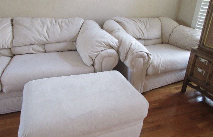 sofa and chair ottoman