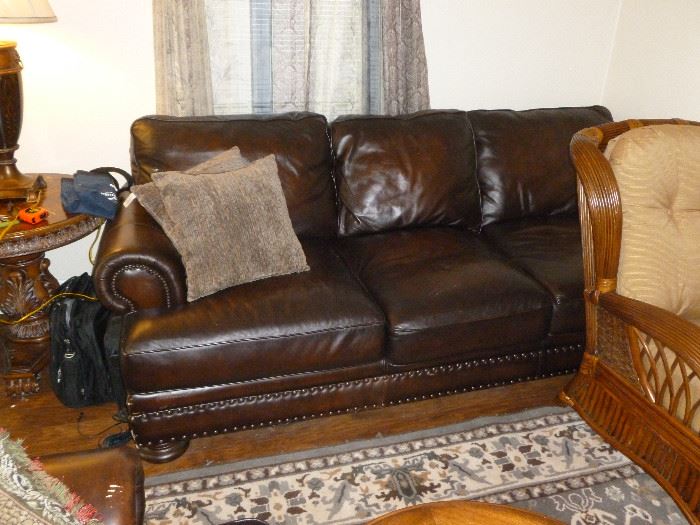 Bernhart Leather Sofa