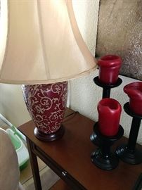 2nd House - lamps - candle sticks art - all in Tuscan style