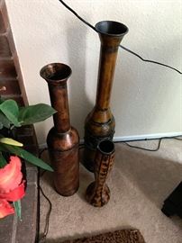 Tuscan style vases
