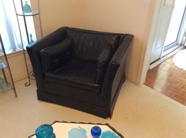 Chair in living room.