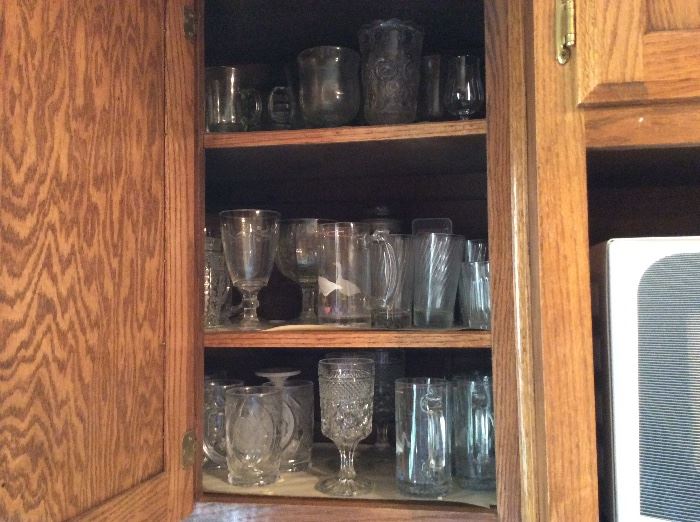 Lots of different sets of glasses