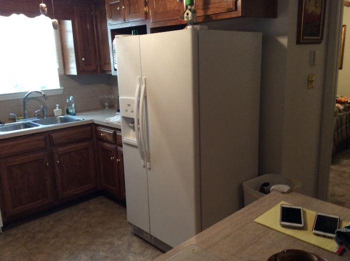 Refrigerator is also for sale. 