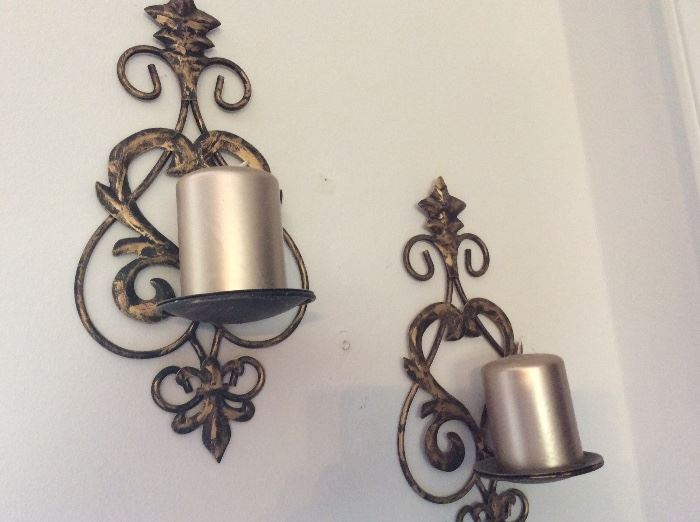 Wall decor - candle sconces