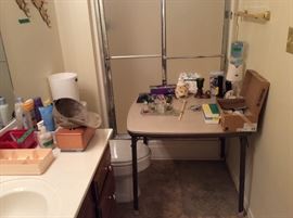 Hall bathroom items