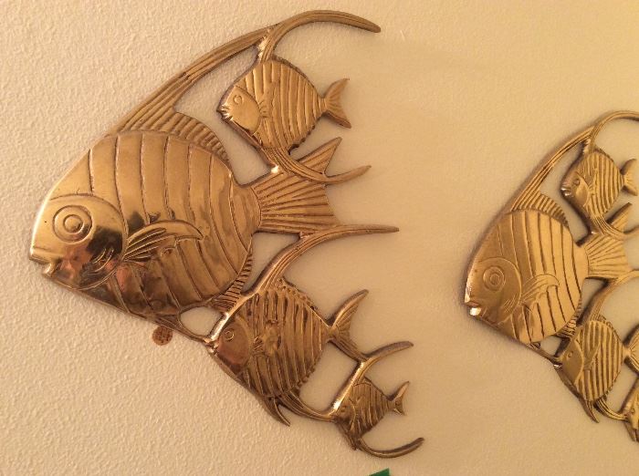 Set of fish - metal