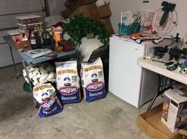 Small freezer, etc in Garage 