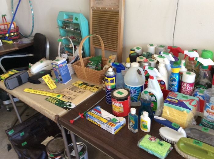 Cleaning supplies - Garage