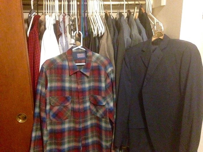 Men's clothing including Pendelton Wool, Nordstrom and Jos A. Bank