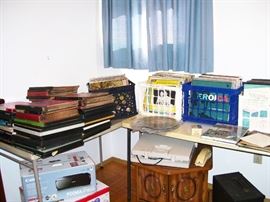 Lots of vinyl records - mostly vintage Opera and Show Tunes