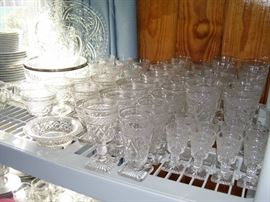 Cape Cod glassware by Imperial