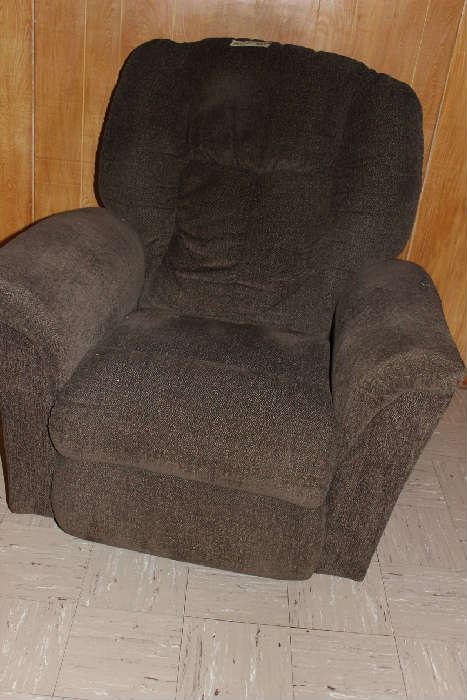 Comfy brown recliner, priced to sell.