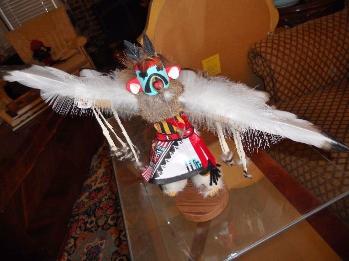 Eagle Dancer Kachina doll signed Margaret B.