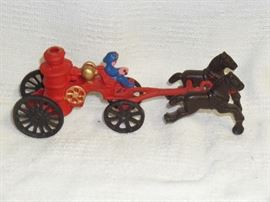 Cast Iron Fire Buggy