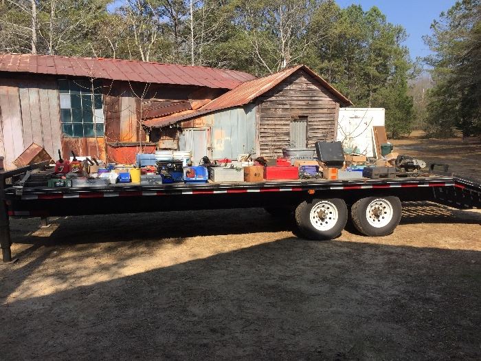 Trailer full of tools. Seriously 