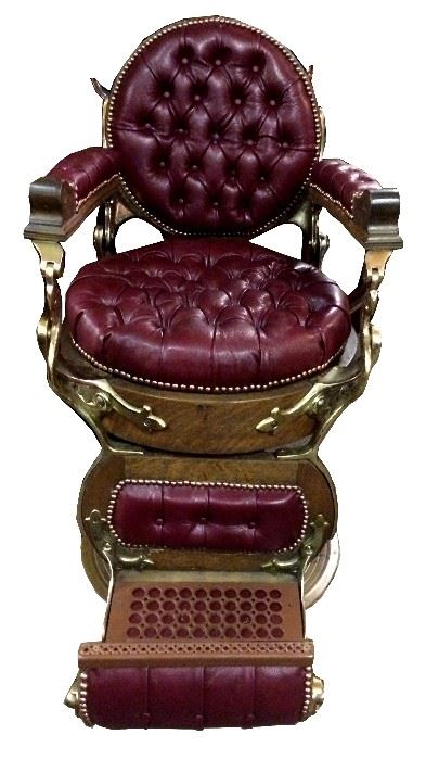 RF582 Restored E.Berninghaus Barber chair