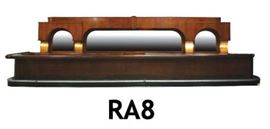 Deco front and back bar