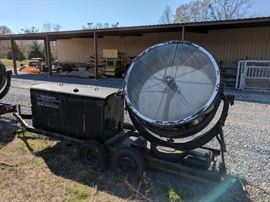 WWII Carbon Arc Search lights from Cathy estate.