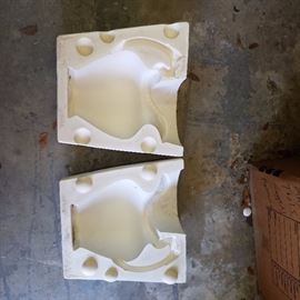 Many, many molds for pottery, Her's a large pitcher mold