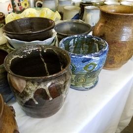 Hand made Raku pottery