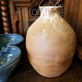 Large hand made vase