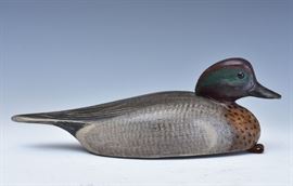 David Ward Carved Decoy	
11 1/2" long
20th century