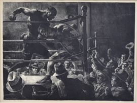 Robert Riggs	
On The Ropes
14 1/2" x 19 1/2" lithograph