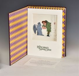 The Art of the Hunchback of Notre Dame
First Edition, 1996
text by Stephen Rebello
The Walt Disney Company
signed and numbered edition 301/2500