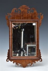 Small Tiger Maple Mirror	
20 1/2" long
19th century