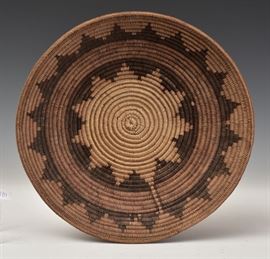 South Western Native American Basket
probably Pima
14" diameter
early 20th century