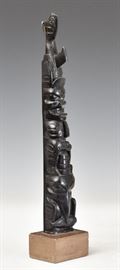 Haida Argillite Totem
15 1/2" high