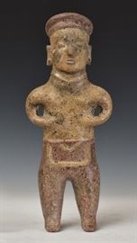 Pre Columbian Standing Figure
19 3/4" high