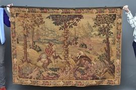 French Tapestry
Hunt Scene
46" x 66"
late 19th century